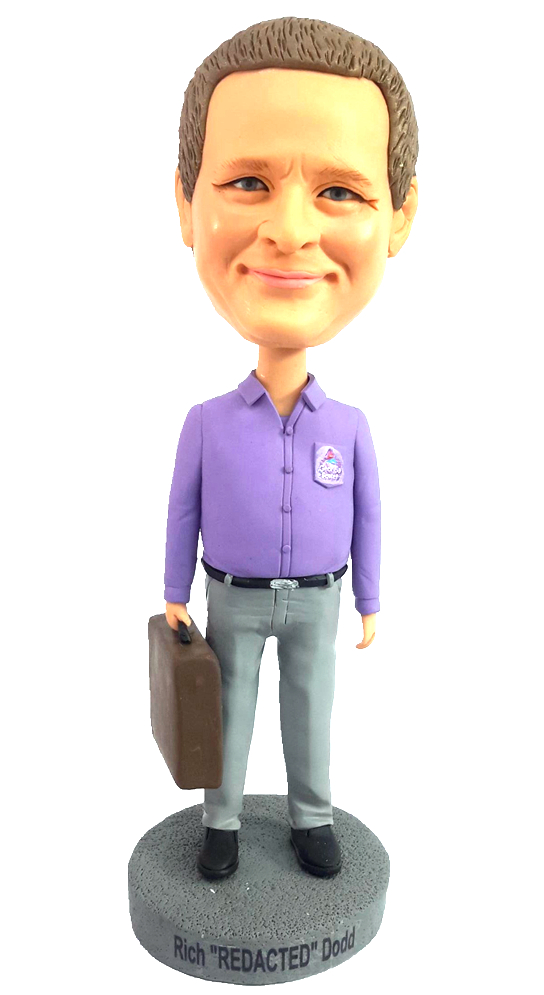 Custom Bobbleheads Businessman with Briefcase [1012N] 67.24 Custom Bobbleheads