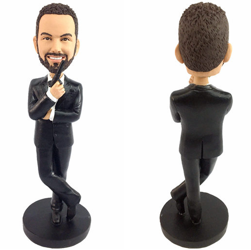 Custom Bobbleheads James Bond Bobble heads for boss/father/him [1429N