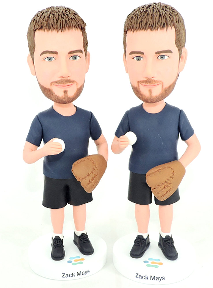 Custom bobblehead baseball player School team coach [PB7460N] 67.24