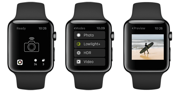 ProCamera for Apple Watch Wear the shutter release button on your wrist