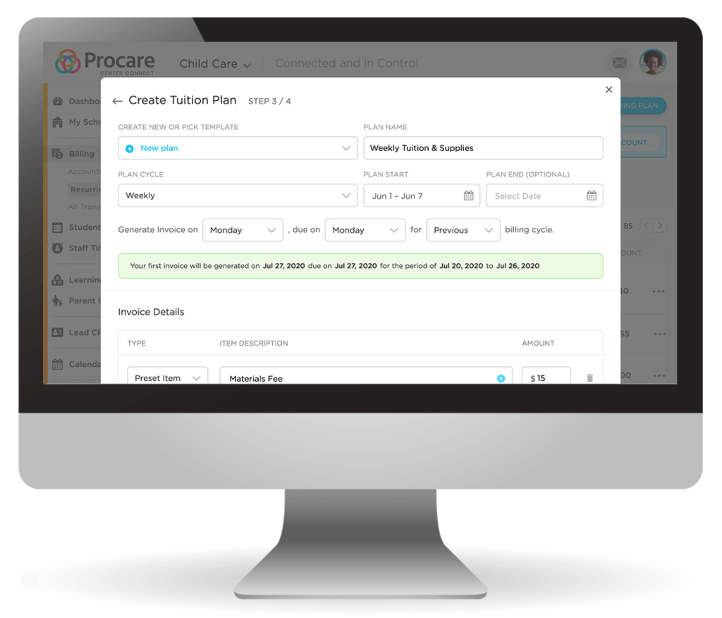 Daycare Accounting & Bookkeeping Software Procare