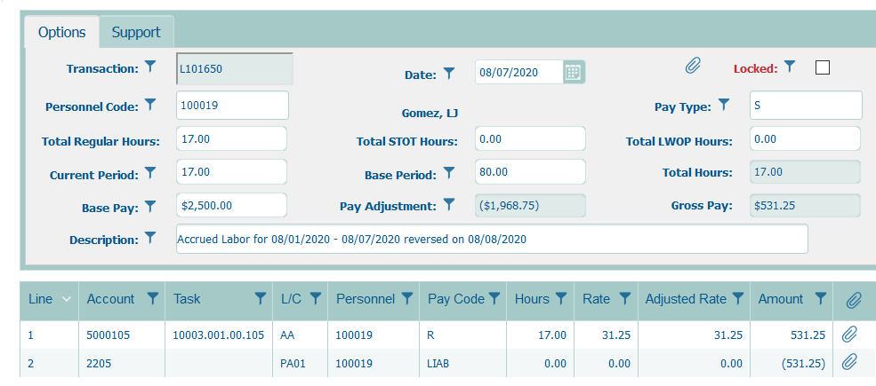 Importing Partial Timesheet Periods Into PROCAS - PROCAS