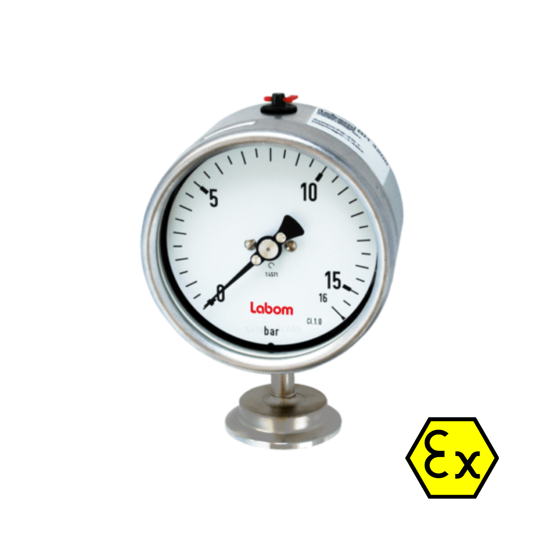 Labom Bourdon Tube Pressure Gauge BH4200 Process Instruments