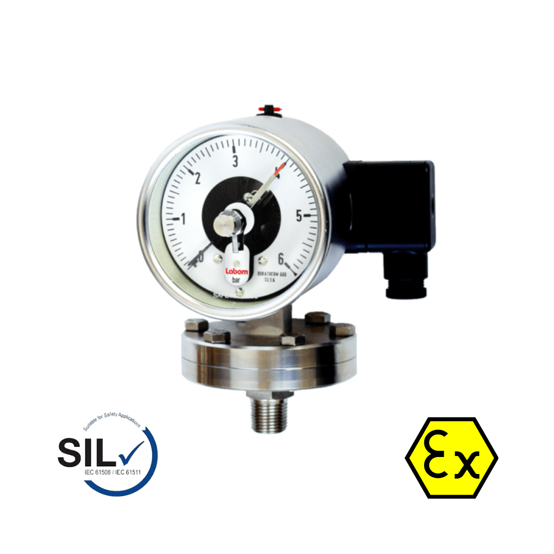 Labom Diaphragm Pressure Gauge Series BE2200 Process Instruments