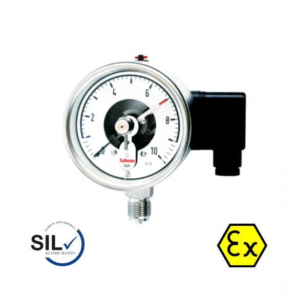 Labom Pressure Switch with Bourdon Tube BP4200 Process Instruments