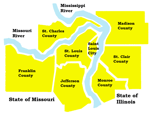 St Louis County Interactive Map Process Service Process Server St. Louis