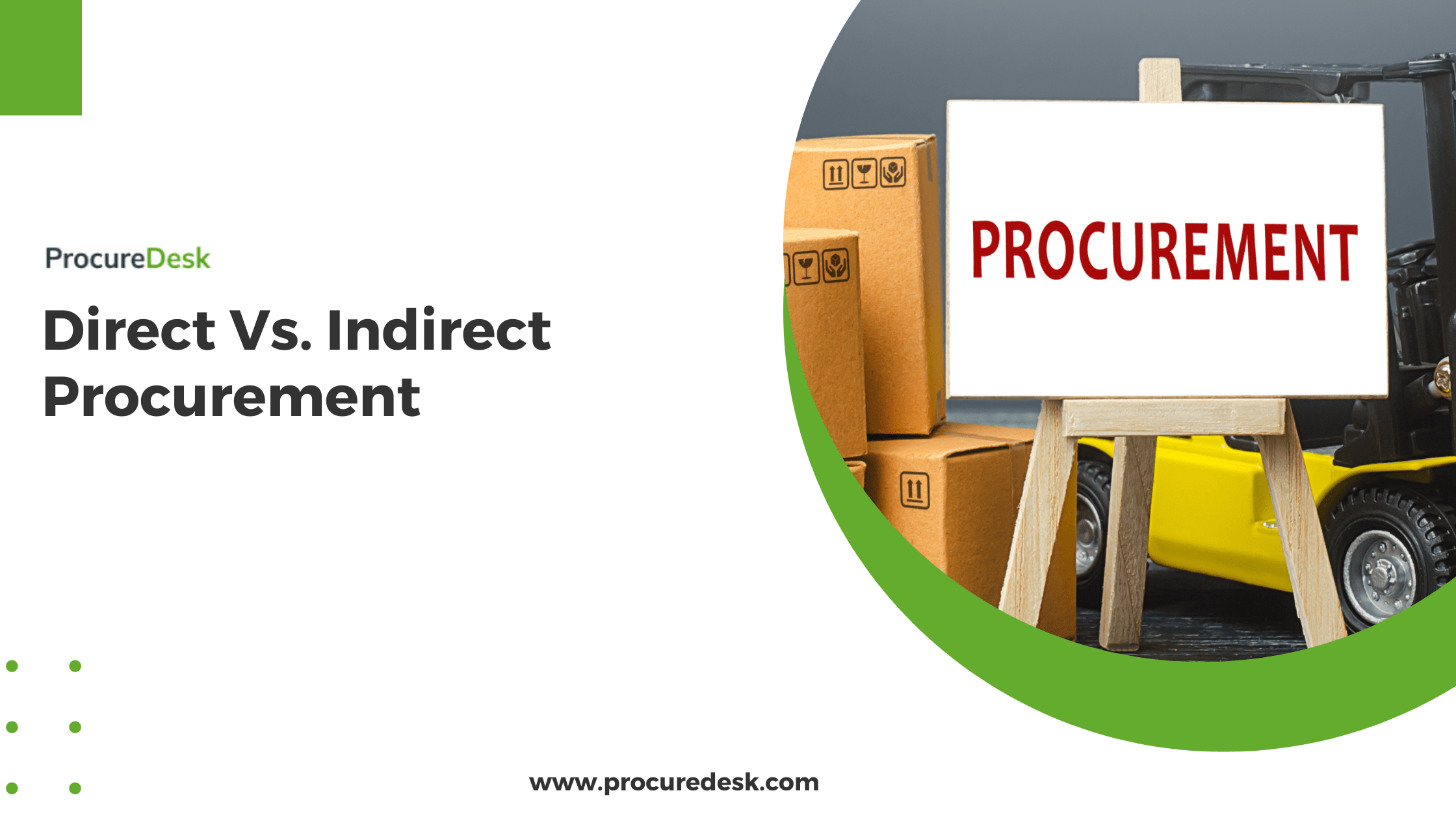 Direct Vs. Indirect Procurement ProcureDesk