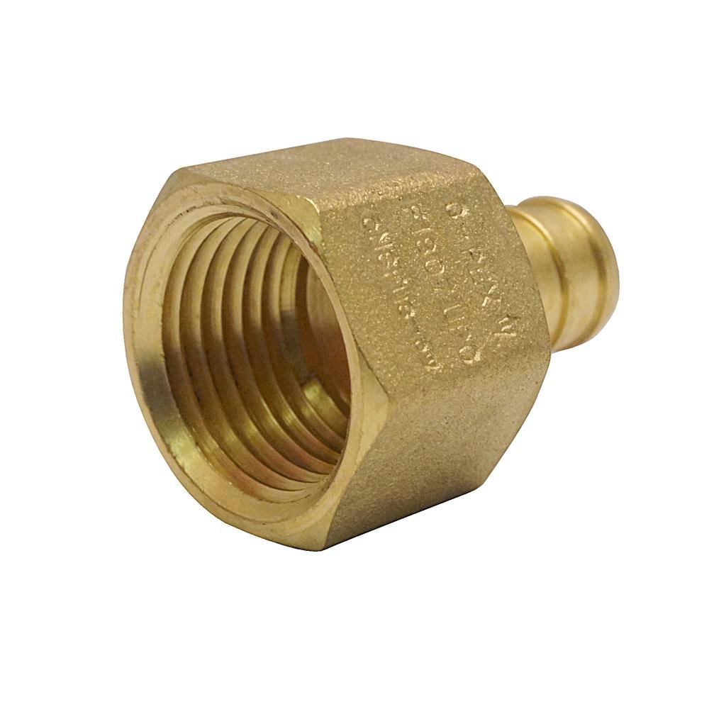 1/2" Crimp Pex Female Adapter, Lead Free Brass - Procuru.com - Plumbing