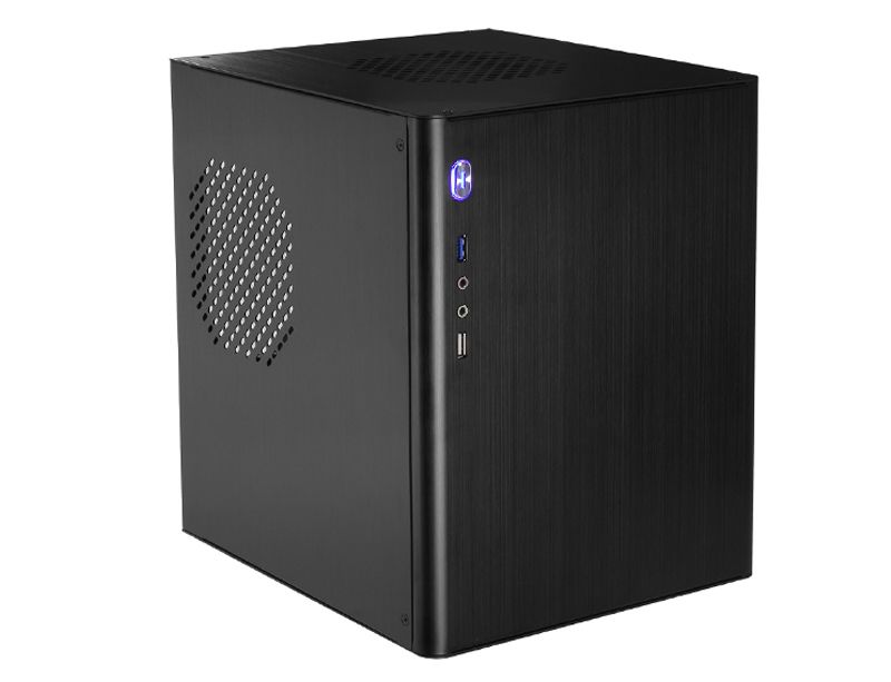 Mini ITX Computer Case Cube (Black)