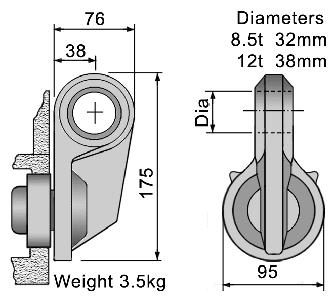 Description of ISO Container Lifting Lug. Videos showing functionality