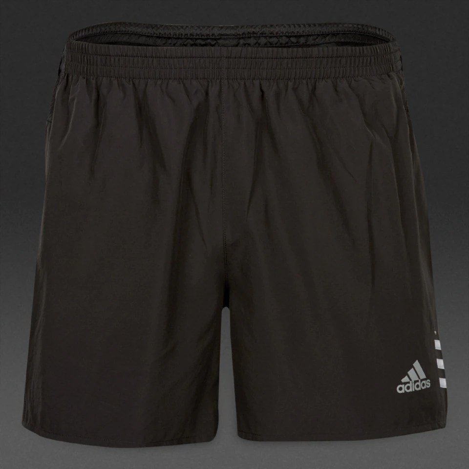 adidas Response 5 Inch Shorts Black/White Mens Clothing AI9249
