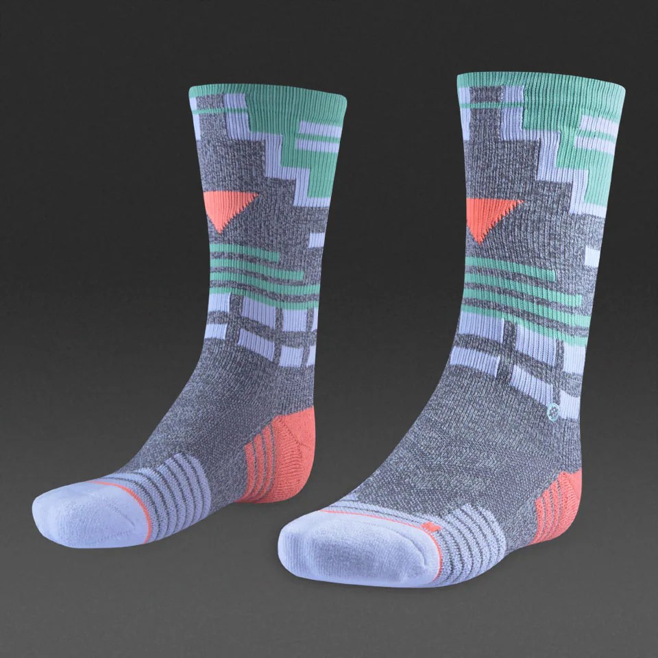 STANCE Womens Crunch Athletic Crew Socks Running Socks Teal Pro