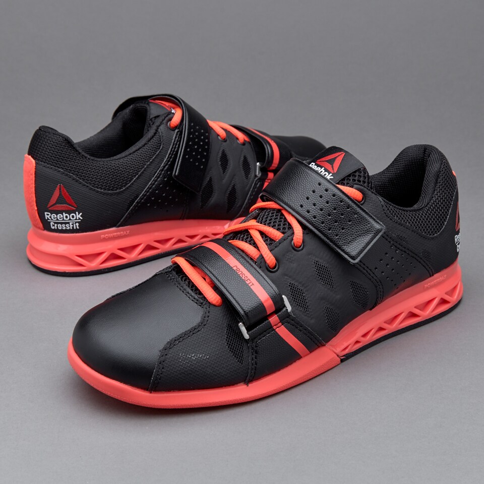 Reebok Womens Crossfit Lifter Womens Shoes Black/Neon Cherry/White