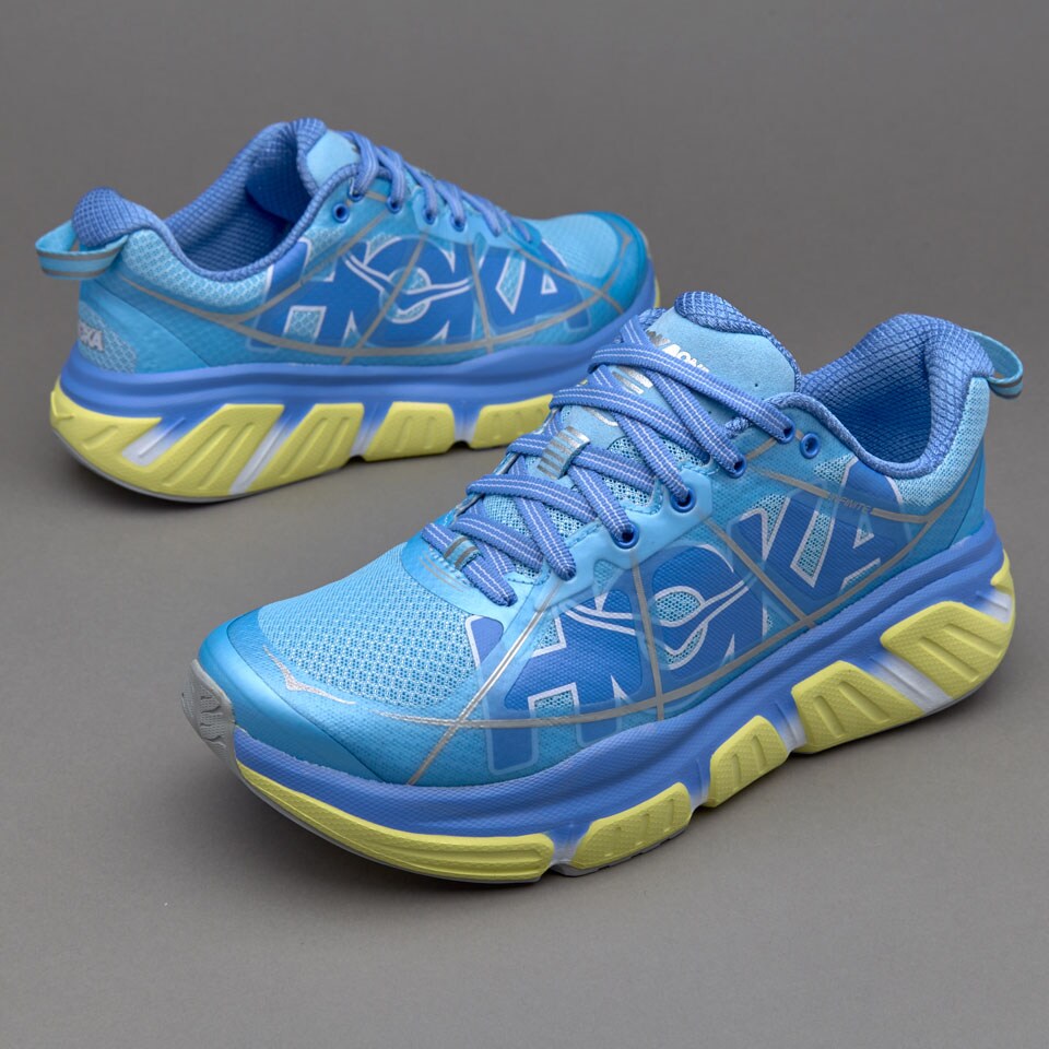 Hoka Womens Infinite Sky Blue/Sunny Lime Womens Shoes 1009649SBSL