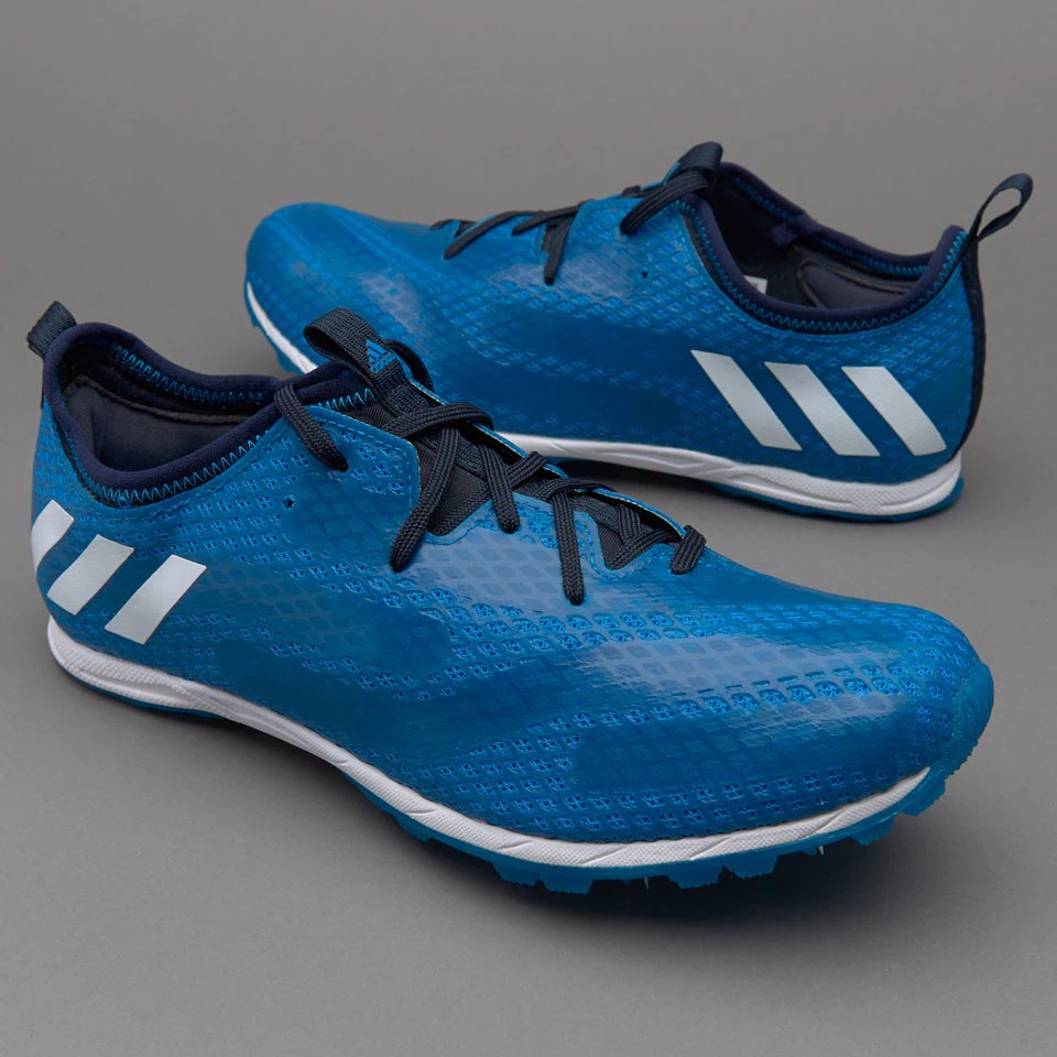 adidas XCS Tech Steel/Footwear White/Shock Blue Mens Shoes AQ2447