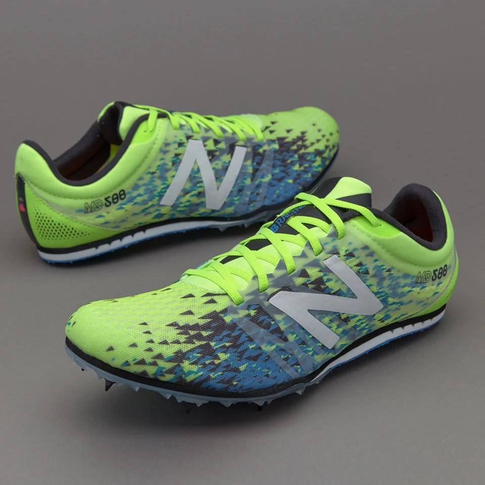 New Balance MD500v5 Spike Firefly/Black Mens Shoes MMD500Y5 ProDirect Running