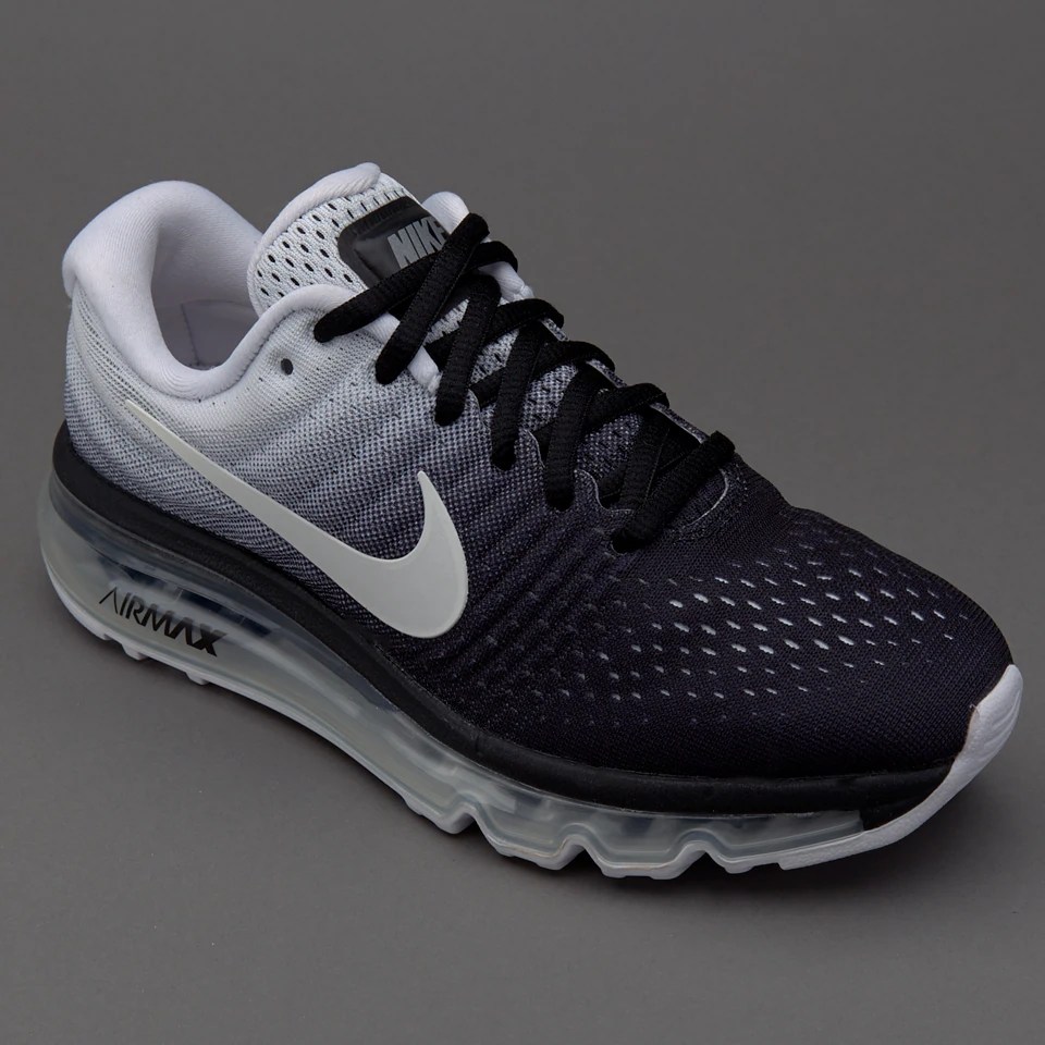 Boys Shoes Nike Air Max 2017 Black/White 851622003 ProDirect