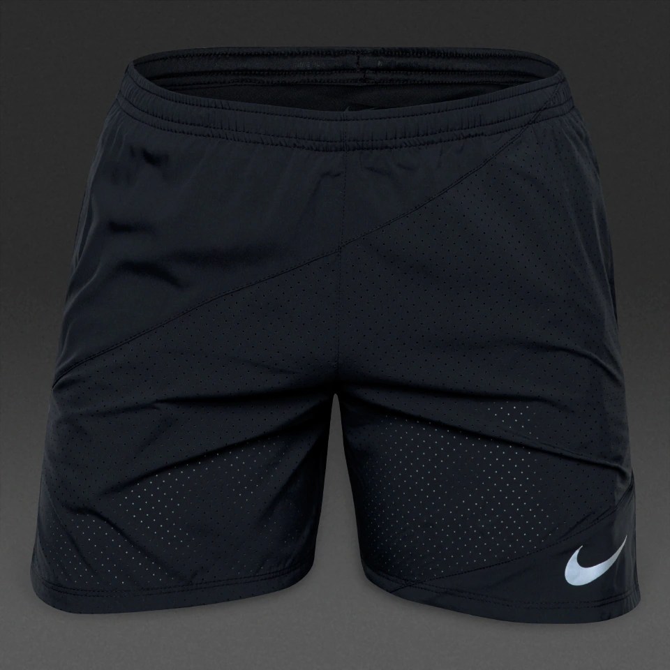 Nike Flex 5 Inch Distance Shorts Black/Black Mens Clothing 834188