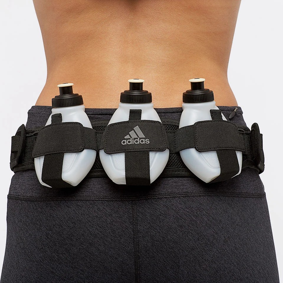 adidas Run Bottle Belt Black/Light Grey/Silver Met. Accessories