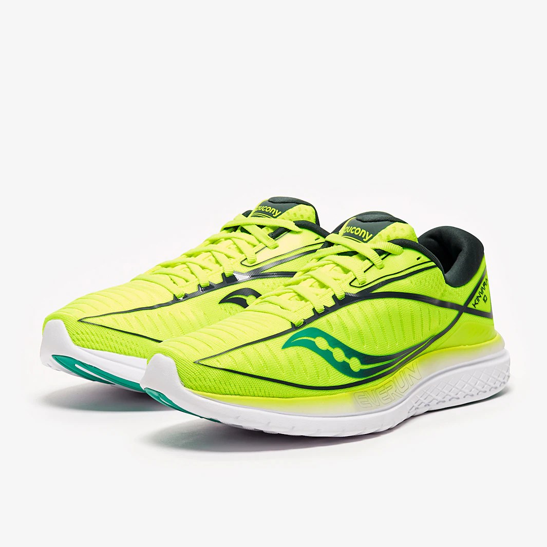 Saucony Kinvara 10 Citron / Teal Mens Shoes S2046737 Pro