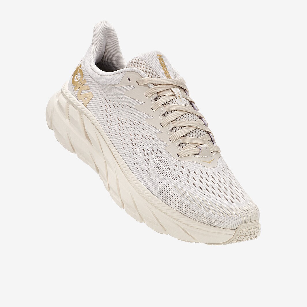Hoka Womens Clifton 7 Almond Milk/Bronze Womens Shoes ProDirect