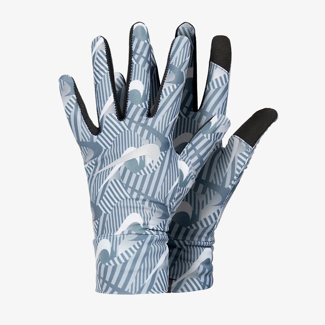 Nike Womens Lightweight Tech Running Gloves White/Black/Silver