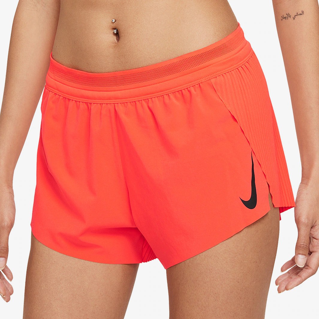 Nike Womens DriFIT Aeroswift Short Bright Crimson/Black Womens