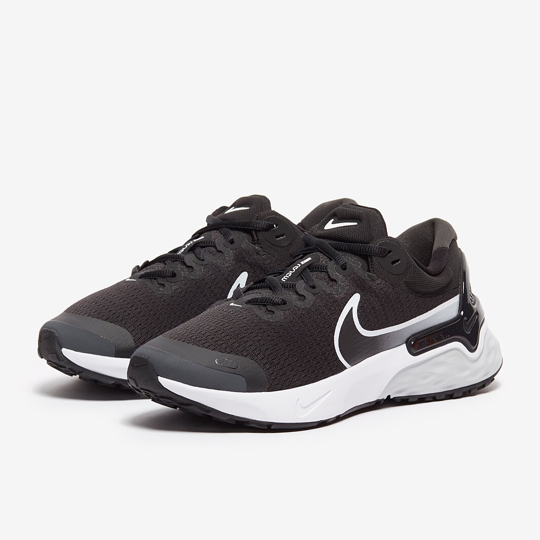 Nike Womens Renew Run 3 Black/WhitePure PlatinumDk Smoke Grey Womens Shoes ProDirect