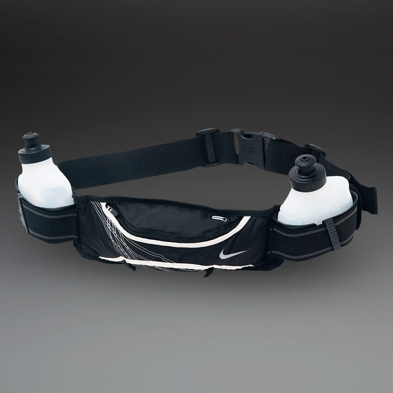 Nike Lightweight Hydration Belt 2 Bottle Running Accessories Black
