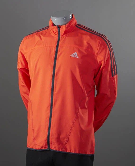 adidas Response Jacket Mens Running Clothing HiRes RedNightshade
