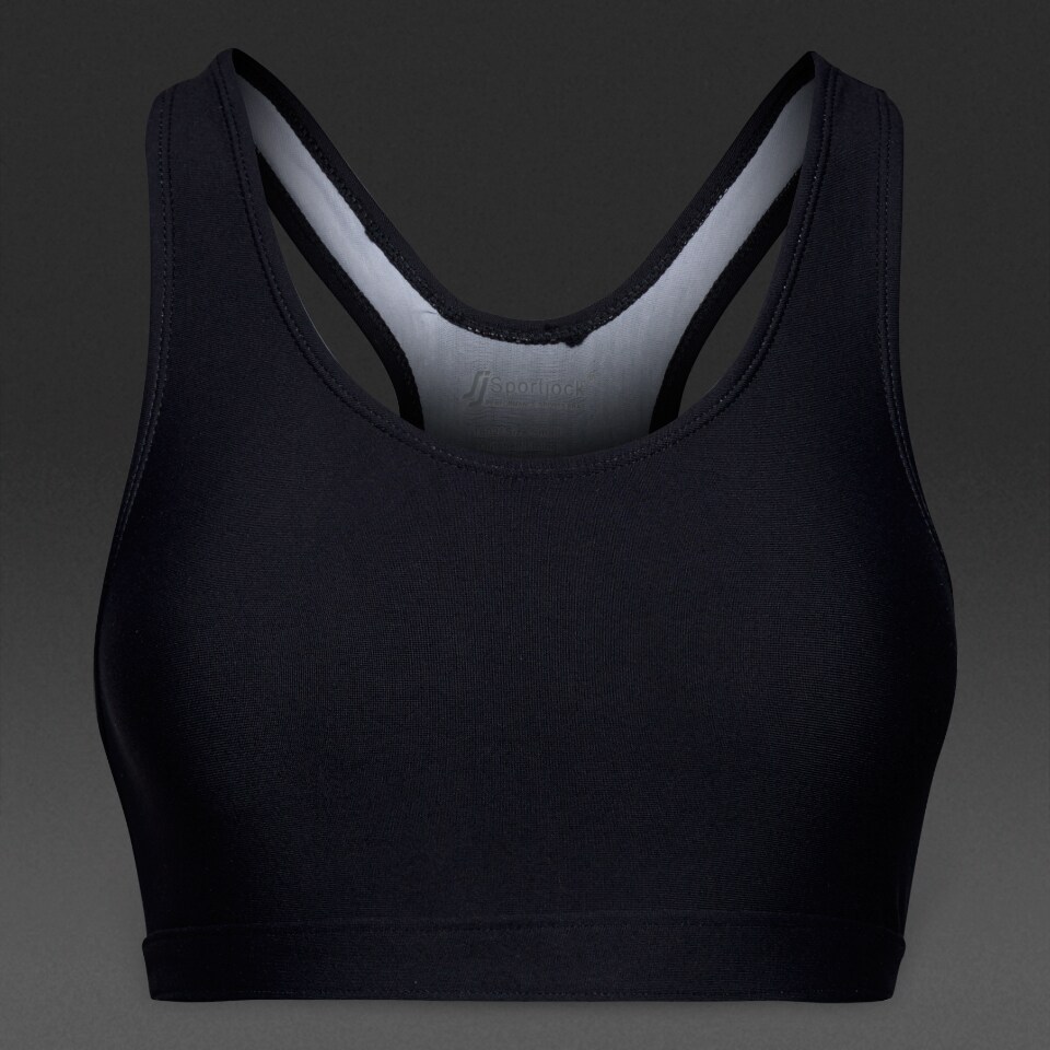 Sportjock Action Sports Bra Black Performance Bra A Cup, B Cup, C