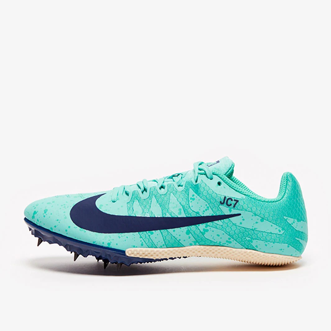 Nike Womens Zoom Rival S 9 Track Spike Aurora Green/Blue VoidHyper