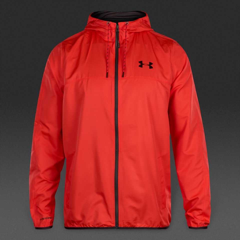Under Armour Sportstyle Windbreaker Mens Clothing Rocket Red/Rocket