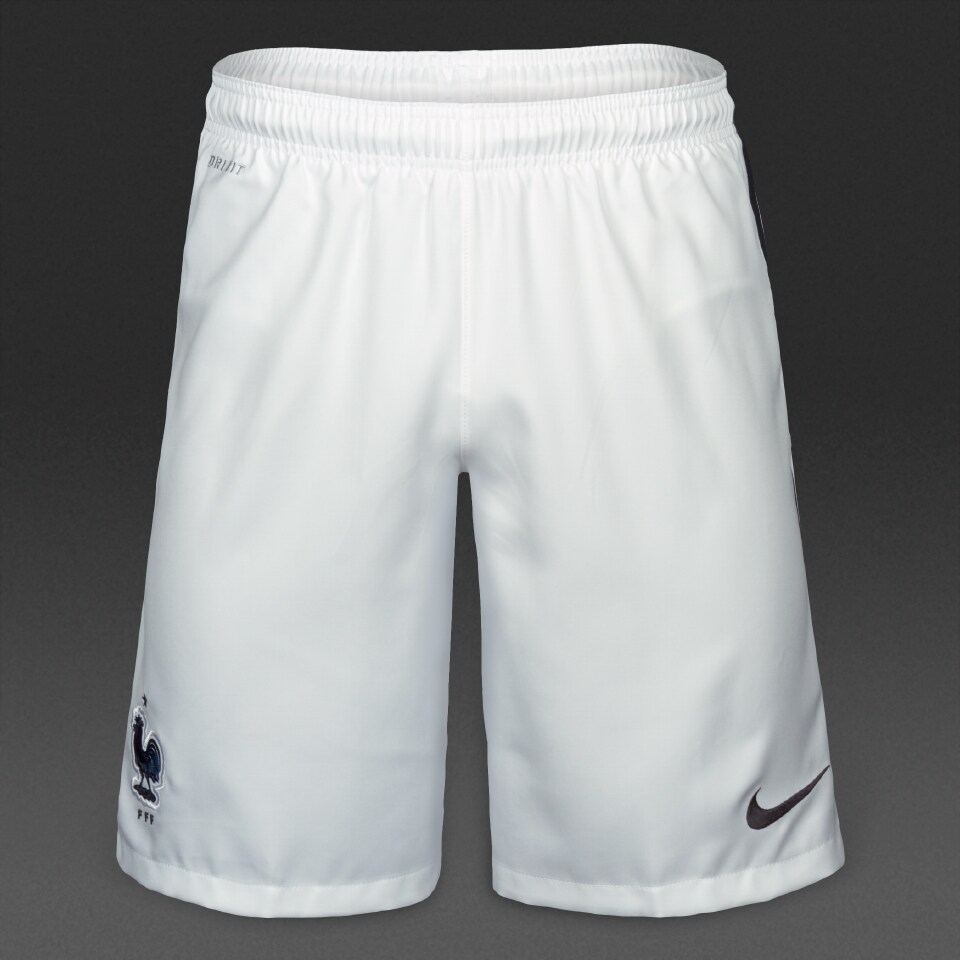 Nike France 16/17 Away Stadium Shorts Mens Replica Shorts White