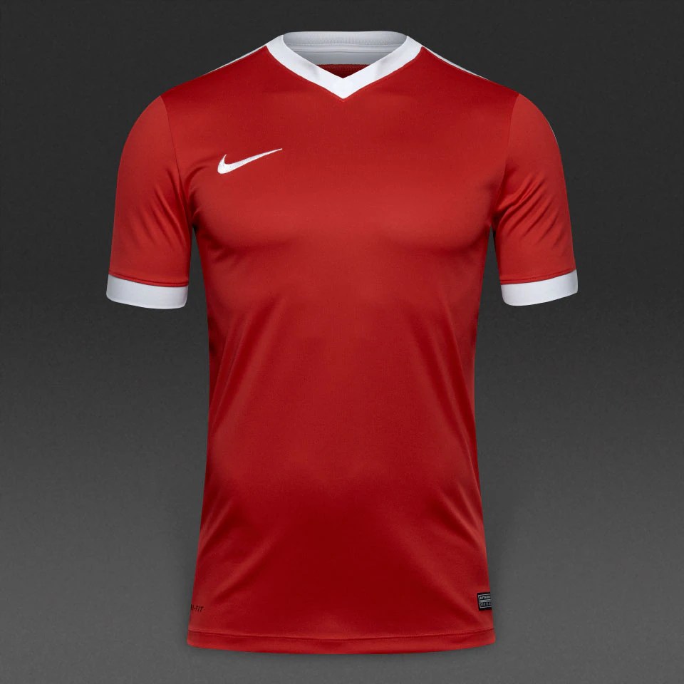 Nike Striker IV SS Jersey Mens Football Teamwear University Red/University Red/White/White