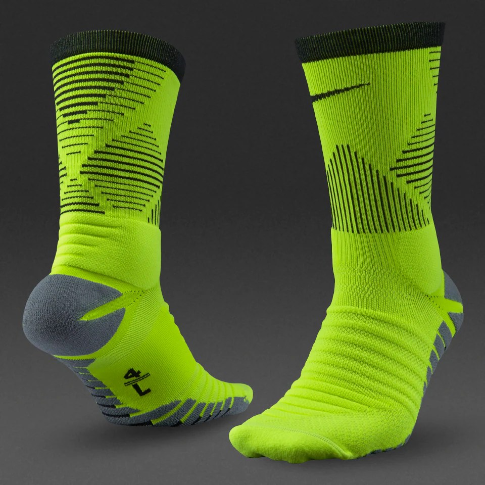 Nike Strike Mercurial Crew Sock Mens Clothing Socks Volt/Black
