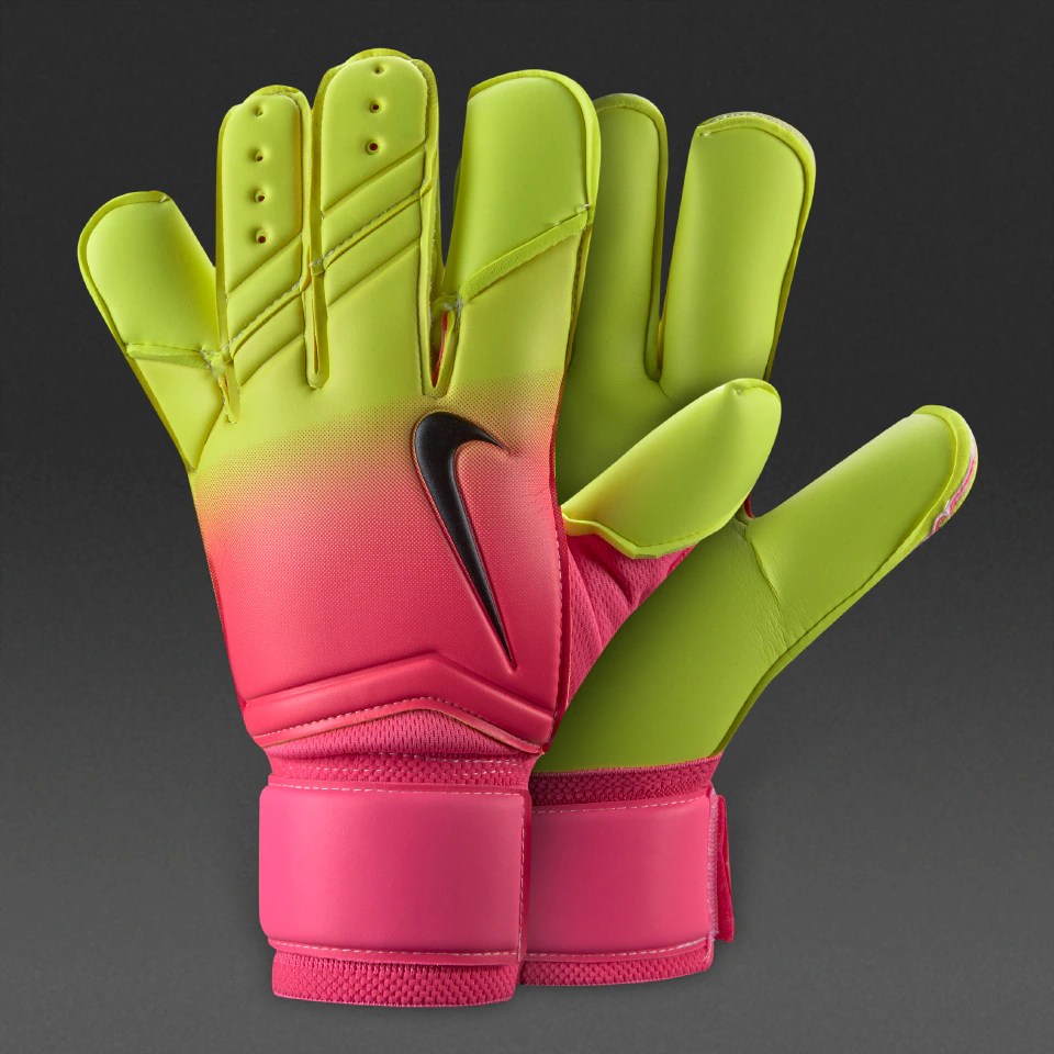Nike Vapor Grip 3 Promo Mens Goalkeeper Gloves Pink Blast/Volt