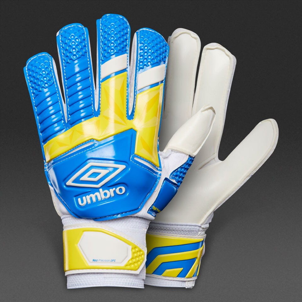 Umbro Kids Neo Precision Glove DPS Electric Blue/White/Blazing Yellow