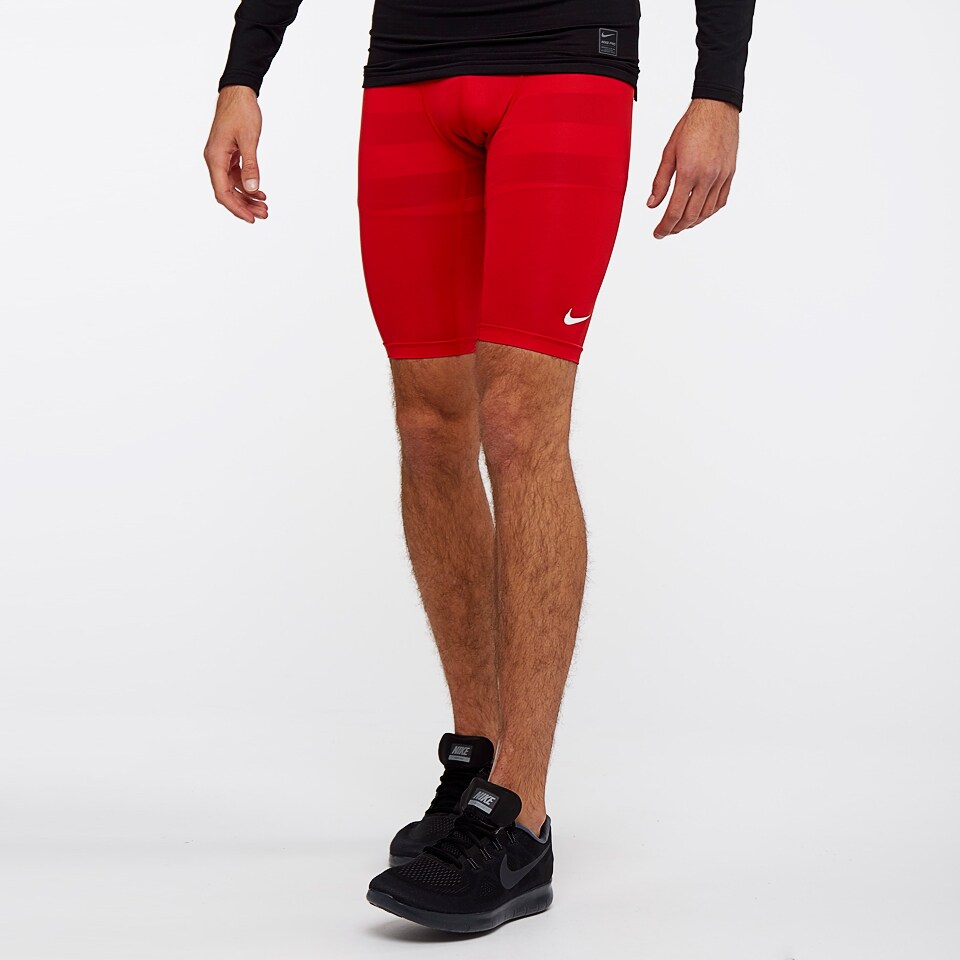 Nike Pro Shorts University Red/Gym Red/White Mens Base Layer 703086657 ProDirect Soccer