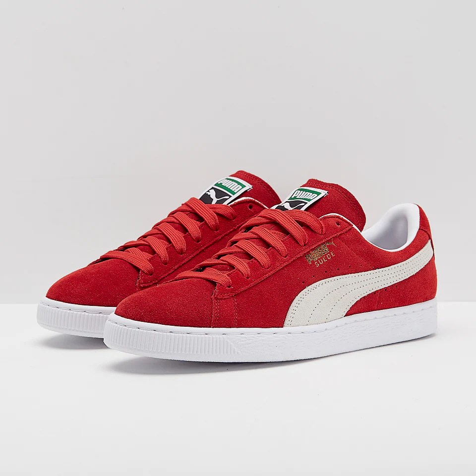 Mens Shoes Puma Suede Classic+ High Red 35263465 ProDirect Soccer