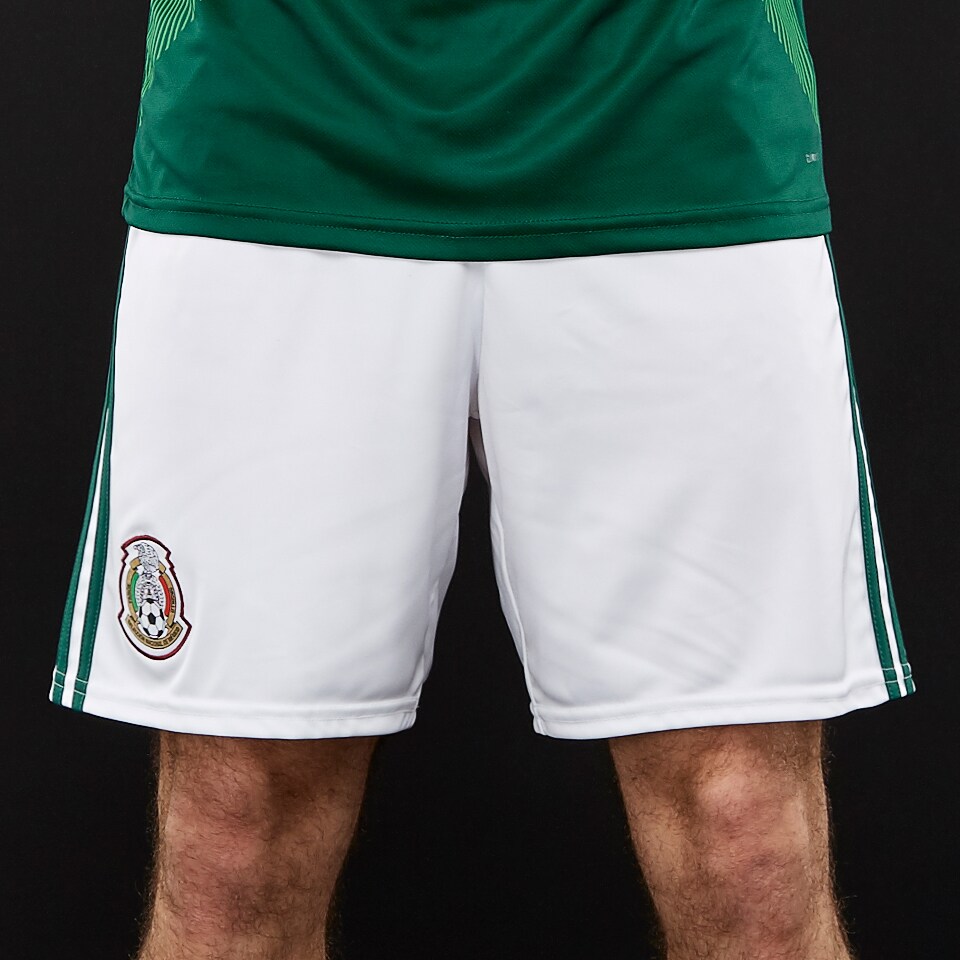 adidas Mexico 2018 Home Shorts Mens Replica BQ4693 Shorts White