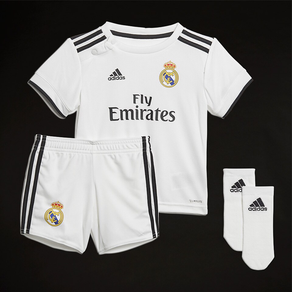adidas Real Madrid 2018/19 Home Baby Kit Boys Replica Shirts Top