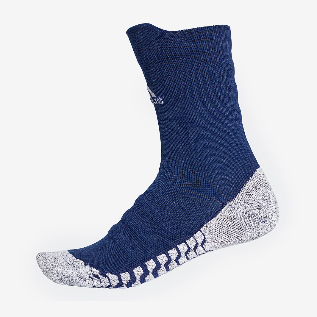 adidas Alpha Skin TRX Crew Socks Mens Clothing Socks Dark Blue