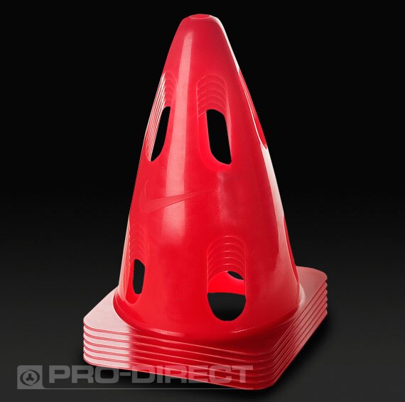 Nike Pylon Training Cones Coaching Aids Red ProDirect Soccer