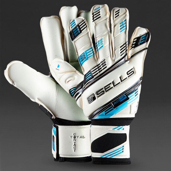 Sells Goalkeeper Gloves Sells Total Contact Aqua Elite Goalie Gloves Goalkeeping White