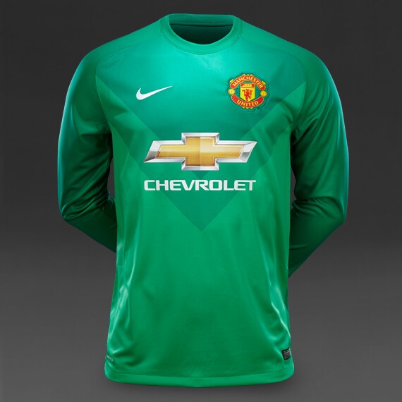 Nike Goalie Shirt Nike Junior Man Utd LS GK Stadium Jersey Boys