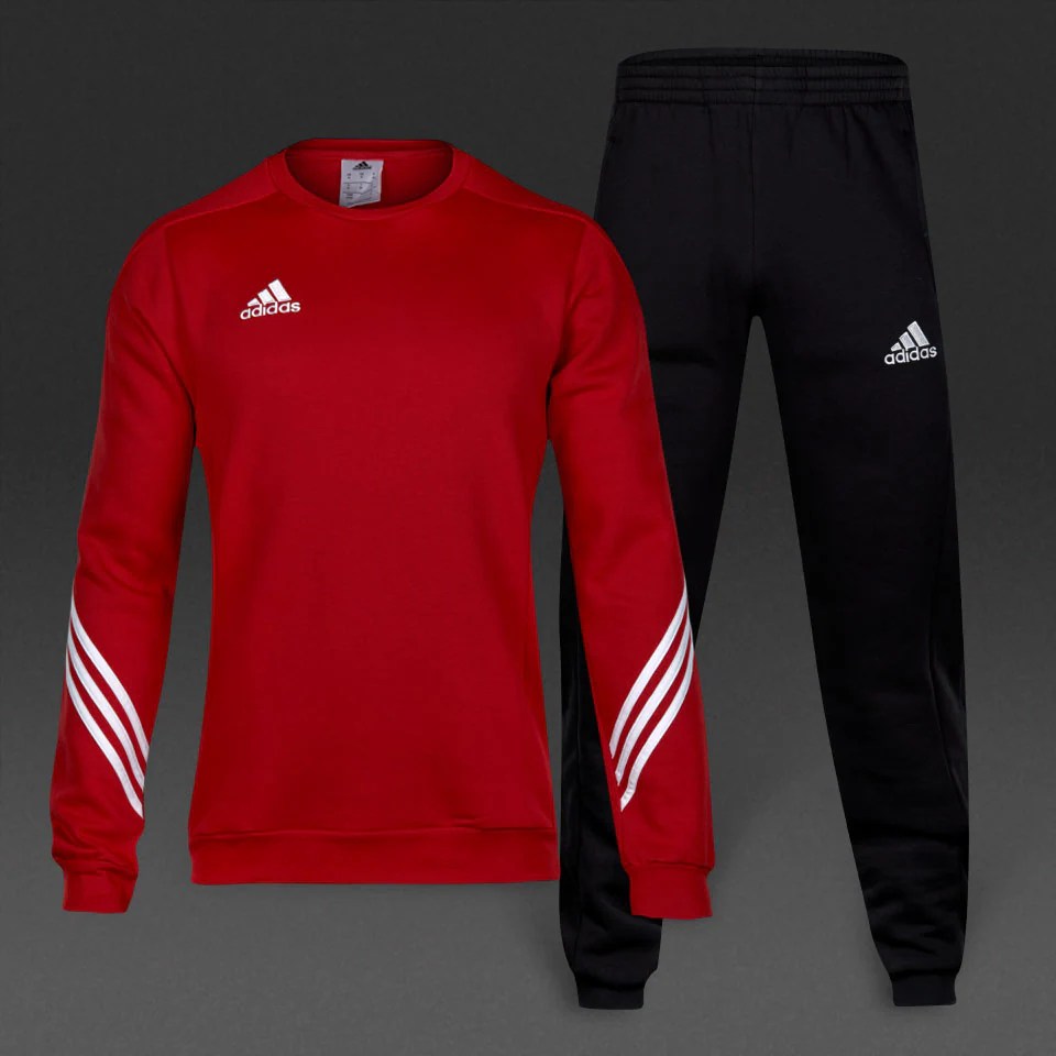 Mens Football Teamwear adidas Sereno 14 Sweat Suit University Red