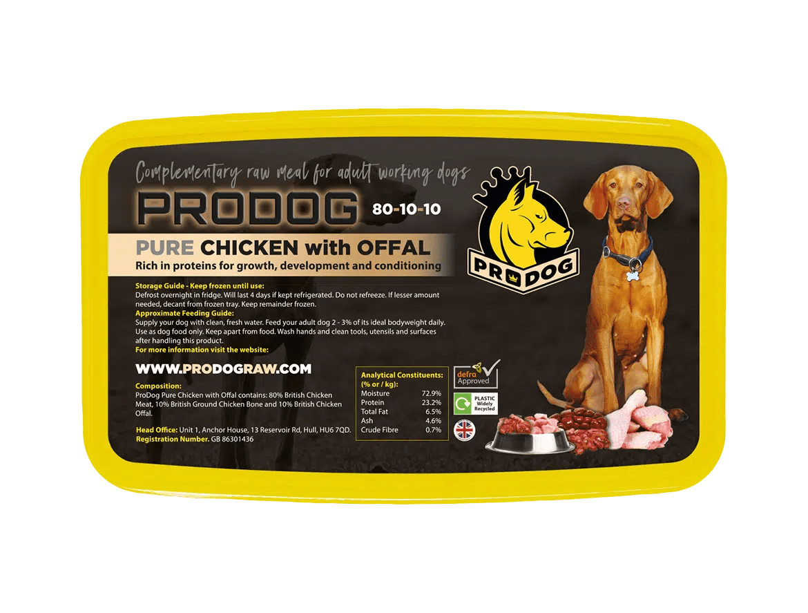 Pure Chicken Raw Dog Food 801010 Meal ProDog Raw