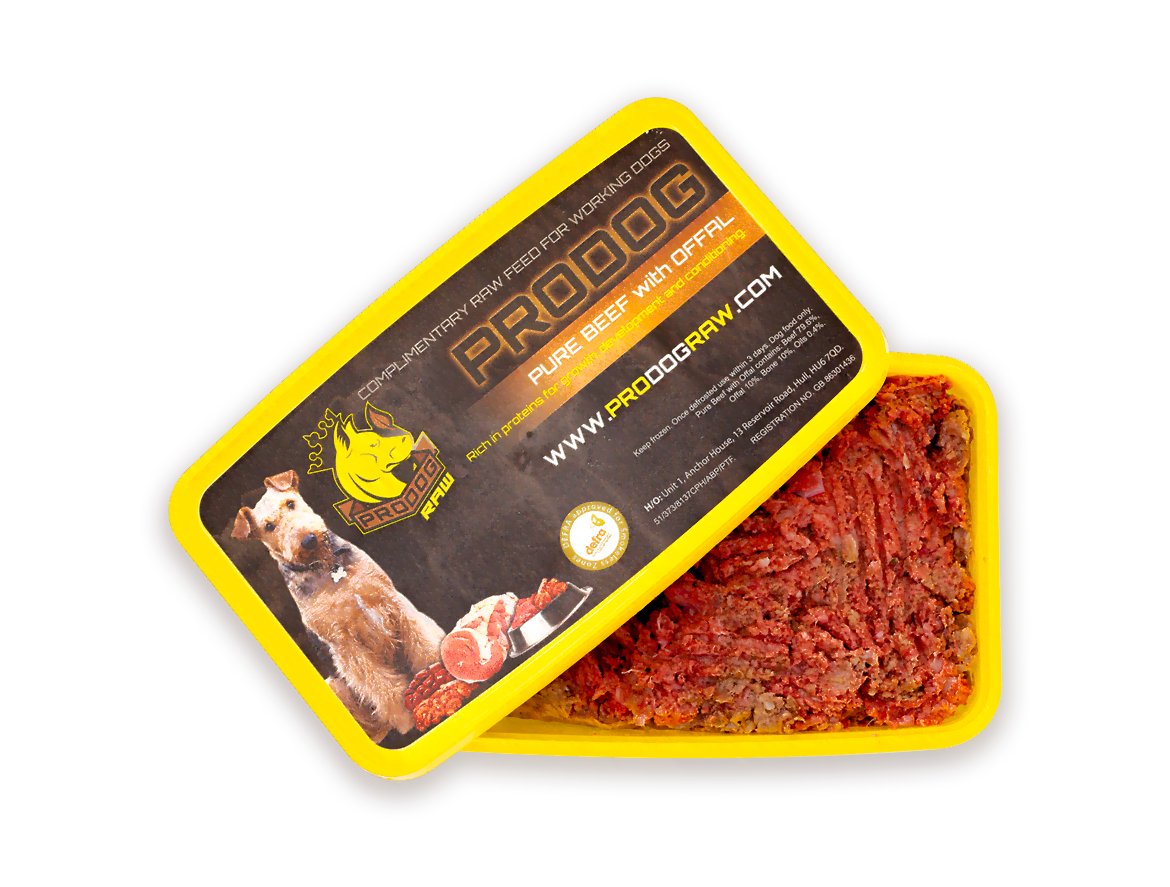 801010 Raw Beef & Offal Dog Food Pure Range ProDog Raw