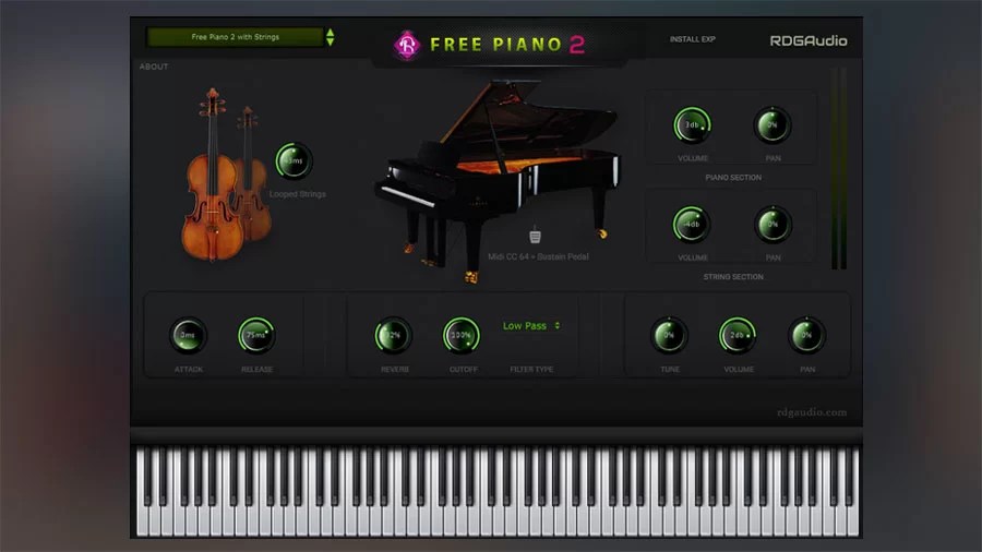 Free Piano 2 VST Plugin by RDGAudio Producersbuzz